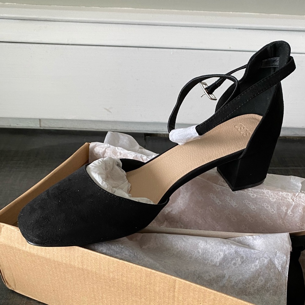 ASOS Sighting Heels in black suede